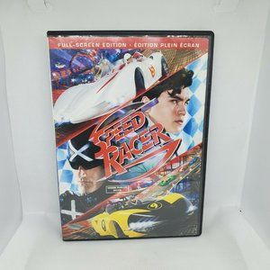 Speed Racer Warner Home Video Game Movie 2008 Rated PG DVD No Scratches Clean